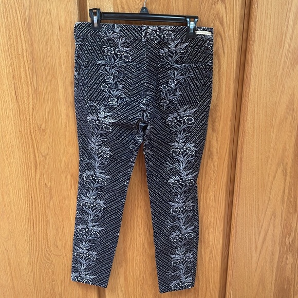 Anthropologie Pilcro Serif Mid Rise Floral Corduroy Skinny Pants Leggings 29 - Picture 7 of 8